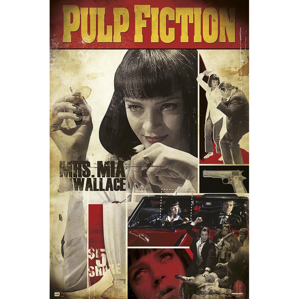 PULP FICTION パルプフィクション - Mia Wallace / ポスター - PGS